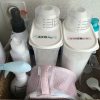 【アルカリ洗濯】洗剤を無印のアノ容器に入れてスッキリ使いやすく。エリソデ汚れにもアルカリ剤が効果的!