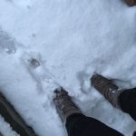 大雪の日、長靴にみえないあったか防滑ブーツで通勤。シンプルライフと安全を両立したい